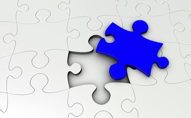 Fototapeta premium Jigsaw Puzzle