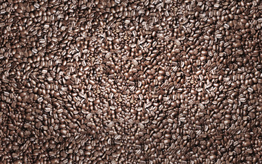 Coffee beans background