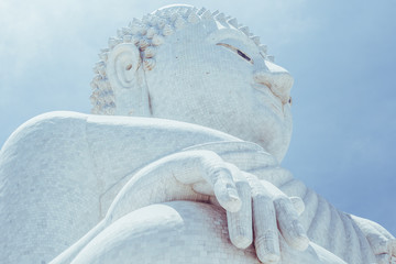 Big Buddha head in Thailand 