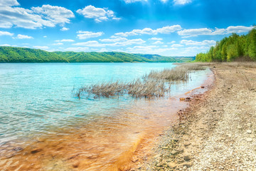 Dniester river in Bakota