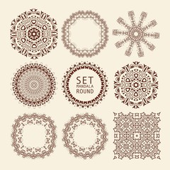 Vintage decorative elements. Vector illustration.