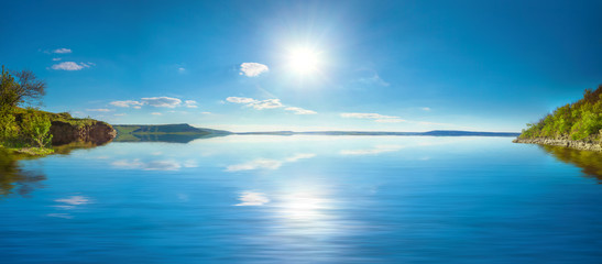 River Dniestr in Bakota