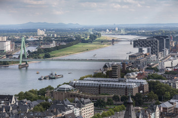 cologne with a view from above