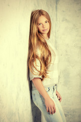 Naklejka premium relaxed pose
