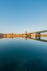 The Saint-Pierre bridge in Toulouse, France.