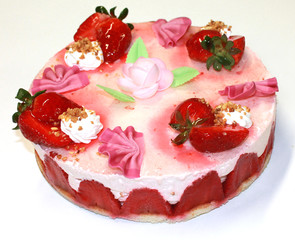 mousse aux fraises