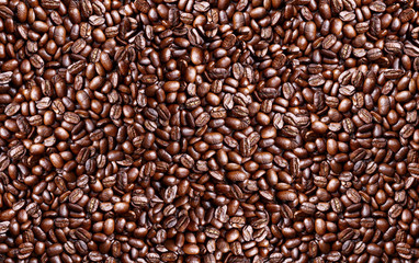 Coffee beans background
