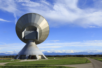 A satellite dish in Bavaria Germany