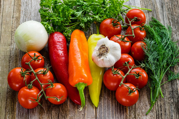 Fresh Vegetables and Herbs