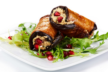 Stuffed Eggplant Rolls