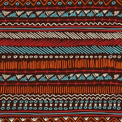 Boho nahtlose Muster Stammes-Vintage-Hintergrund
