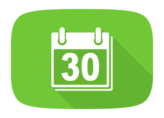 calendar flat design modern icon