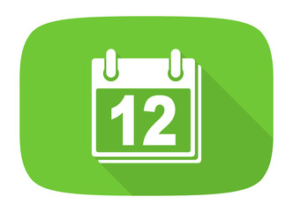 calendar flat design modern icon