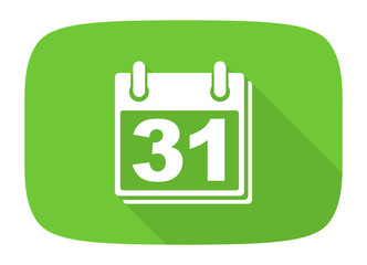 calendar flat design modern icon