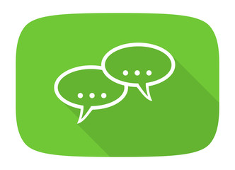 forum flat design modern icon