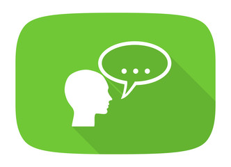 forum flat design modern icon