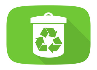 recycle flat design modern icon