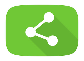 share flat design modern icon