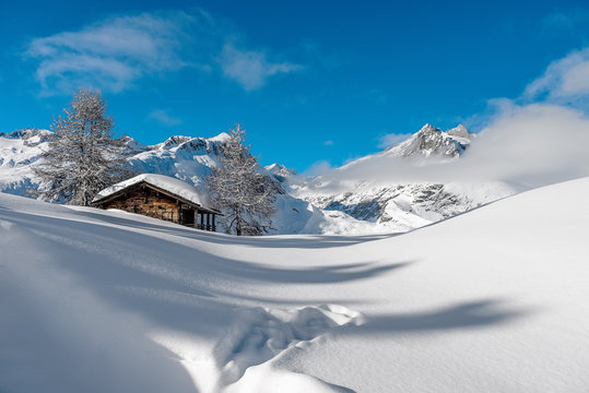 H&uuml;tte in den Schweizer Alpen 2