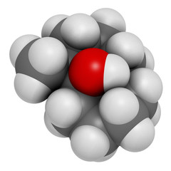 Geosmin earthy flavor molecule. 