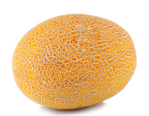 Fresh melon isolated on white