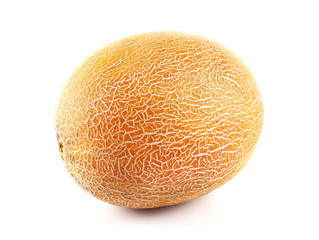 Fresh melon isolated on white