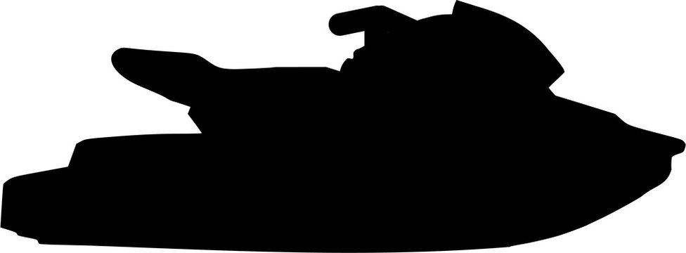 recommend clip art: Jet ski silhouette