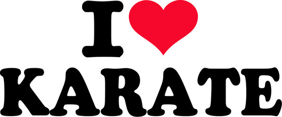 I love karate © Miceking