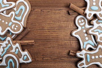Gingerbread cookies .