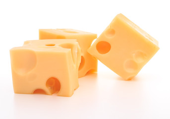 cheese isolated on white background cutout