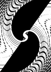 Black And White Spiral  © Melanie Mertens