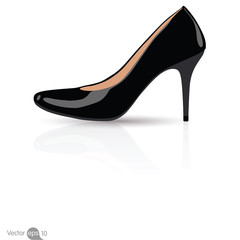 High heel shoe