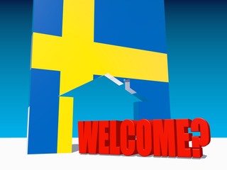 welcome to sweden under question mark