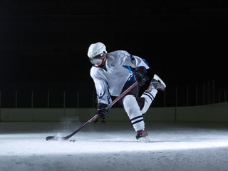 ice hockey player in action