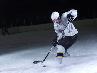 Fototapeta premium ice hockey player in action