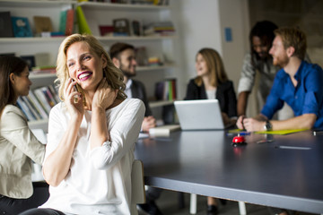 Multiethnic people in the office