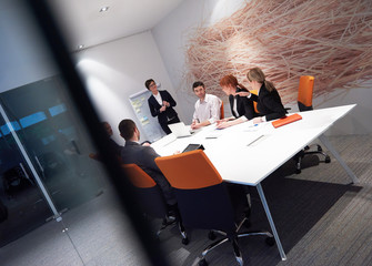 business people group on meeting