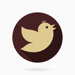 Flying Bird  Flat Icon