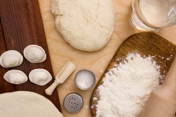 Ingredients unleavened dough