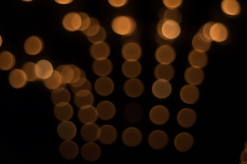 Lights out of focus, lens blur (lights, city)