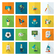 Fototapeta premium School and Education Icons