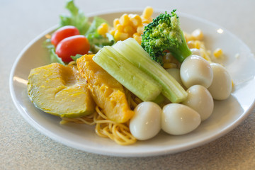 Fresh green salad