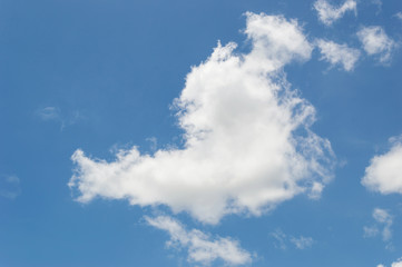 Obraz premium Cloud with blue sky background texture