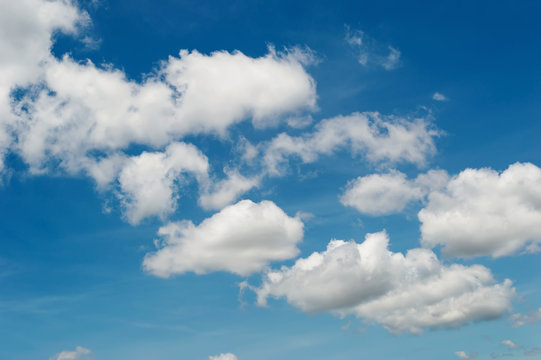 Clouds with sky background