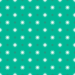Abstract Seamless geometric floral pattern