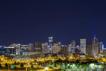 Photo sur Plexiglas construction de la ville Denver downtown panorama, Colorado
