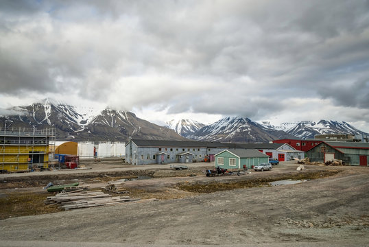Longyearbyen city, Svalbard