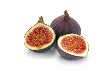 figs isolated on a white background