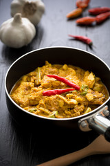 Thai Cuisine Background / Thai Cuisine / Thai Cuisine on Black Background