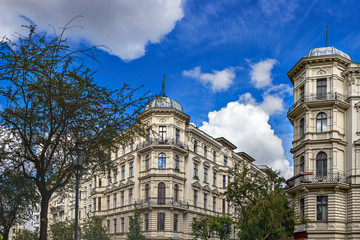 Fototapeta na wymiar Riehmers Hofgarten in Berlin, Südseite